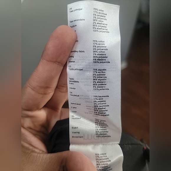 Maje Skirt Womens Medium 42 Jivor Tweed Pencil Midi Red White Pockets - Picture 5 of 5